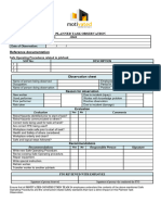 PTO - Planned Task Observation