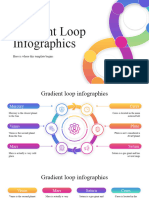 Gradient Loop Infographics by Slidesgo