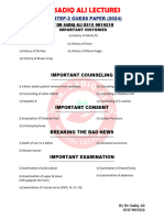 Nre Step-2 Guess Paper (2024) by DR Sadiq Ali