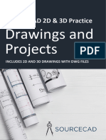 Autocad Mechanical 400 Practice Drawings For Autocad Mechanical PDF - Compress