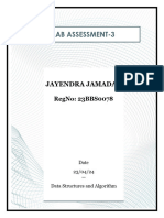 Lab Assessment-3: Jayendra Jamadar