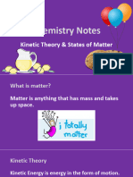 Chemistry Notes: Kinetic Theory & States of Matter