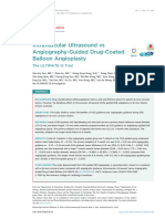 Article Intravascular Ultrasound Vs Angiography-Guided Drug-Coated Balloon Angioplasty The ULTIMATE III Trial