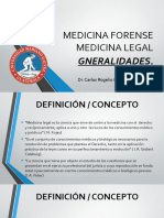 Medicina Legal Generalidades Específicas