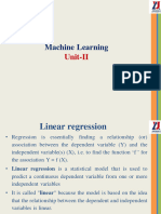 MachineLearning Unit II