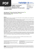 Alpuente Et Al 2023 Impact of Anti CGRP Monoclonal Antibodies On Migraine Attack Accompanying Symptoms A Real World