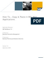 How To... Copy & Paste in Bex Web Applications