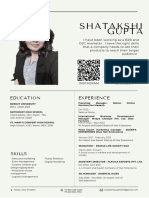 Shatakshi Gupta: Education Experience