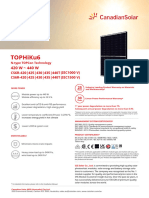 Panel - Datasheet - CS Datasheet TOPHiKu6 TOPCon - CS6R T - v1.71C25 - AU 25 Years Product Warranty