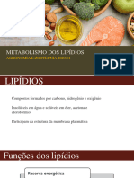 Aula 6 Metabolismo Dos Lipidios