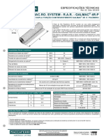 Mac - Ro. System - R.A.R. - Galmac 4R - P: Especificações Técnicas