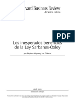 Los Inesperados Beneficios de La Ley Sarbanes-Oxley