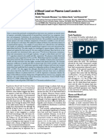 Hernández Avila Et Al 1998 The Influence of Bone and Blood Lead On Plasma Lead Levels in Environmentally Exposed Adults