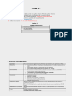 Taller N°1: Perfil Del Auditor Interno