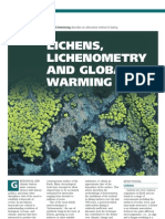 Lichens, Lichenometry and Global Warming: Richard Armstrong Describes An Alternative Method of Dating