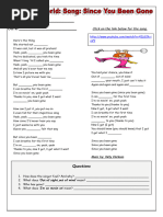 Since You Been Gone K Clarkson Worksheet