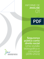 Informe de Analise 01 Seguranca Publica Como Direito Social