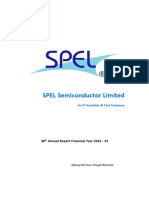 SPEL Semiconductor Limited: 38 Annual Report Financial Year 2022 - 23