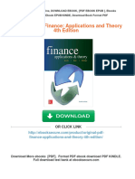 Get (Original PDF) Finance: Applications and Theory 4th Edition Free All Chapters