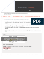 SAE Cuidados Basicos de Enfermeris en La Unidad de Neumologia