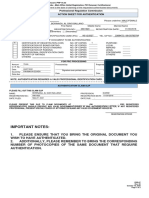 Important Notes:: Professional Regulation Commission Action Sheet For Authentication