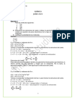 Solución EBAU CyL Química 2023 Junio