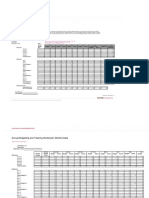 Annual Budgeting and Tracking Worksheet