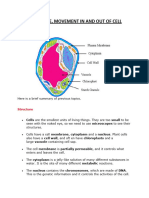 Bio CLASS 8 Cell And, Movement in AND Out OF CELL