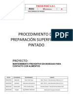 Procedimiento de Pintado BODEGAS CONTACTO CON ALIMENTOS Sistema de Proteccion 5