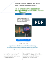 Thermal Safety of Chemical Processes Risk Assessment and Process Design 2nd Edition Francis Stoessel