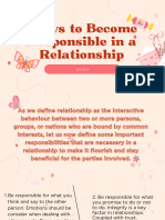 Group4 Ways To Become Responsible in A Relationship