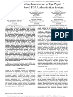 Design and Implementation of Eye Pupil Movement Based PIN Authentication System