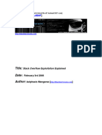 Stack Overflow Exploitation Explained