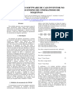 Aplicação Do Software de Cad Inventor No Auxilio Do Ensino de Cinematismo de Máquinas