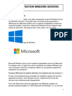 Cour Windows Server