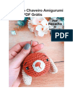 Cachorro Chaveiro Amigurumi Receita PDF Gratis