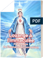 Le Petit Office de L Immaculee Inconnue - 8843077