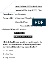 FON MCQs (Prepared by M.ahmad Ali 0 Ahmad Zulfiqar)