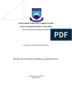 Sistema de Controle de Irrigação Residencial Cândido Da Nóbrega Ferreira Neto - TCC Eng. Elétrica 2015