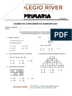 Examen de Conocimientos River 2023 - 1P