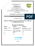 TDRs Consultant - Elaboration Des Normes WASH Dans Les ES - 16 07 19 - VF-2BD