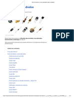 Tipos de Diodos e Suas Aplicações (Lista Completa)