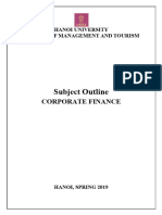 Syllabus - CorporateFinance - 2020 (Updated On 22jan)