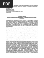 Giusto Luisina. Feminismos Juveniles. Algunas Consideraciones Clínico-Políticas