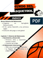 Póster Torneo de Básquetbol Llamativo Naranja y Negro