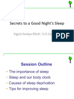 Secrets To A Good Night's Sleep