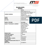 Mega Bank & Billing Detail