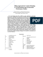 System-Modelling Approach For Counter-Rotating