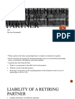 Accounting For Partnership Firms (Retirement of An Existing Partner) - Accountancy Basics - Max Lino Payyampallil