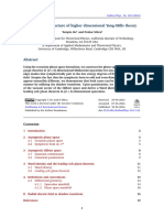 Asymptotic Structure of Higher Dimensional Yang-Mills Theory